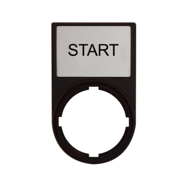 MM216495-- Schild+Träger Anzeige: START Befehls- und Meldegerät