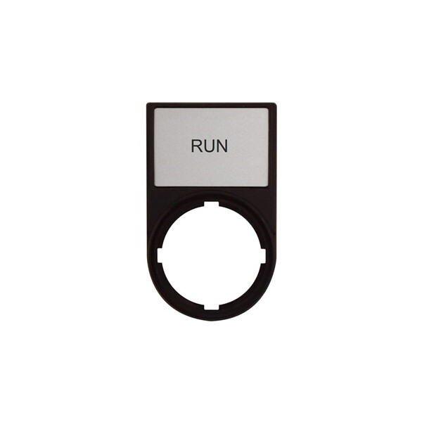 MM216497-- Schild+Träger 30x50 Anzeige: RUN Befehls- und Meldegerät