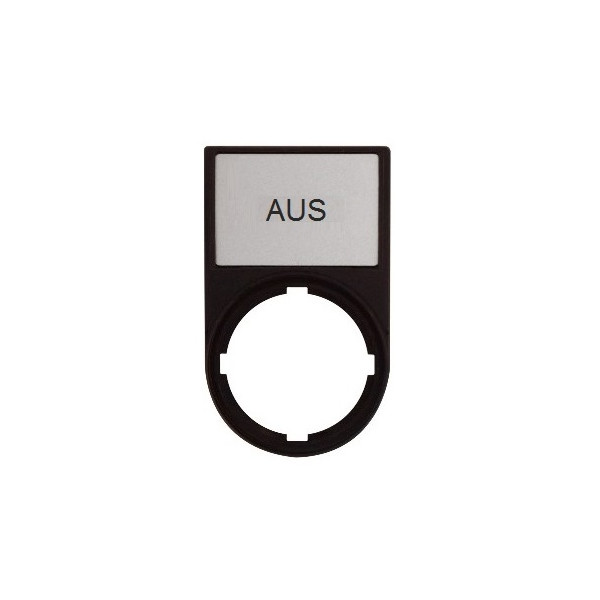 MM218299-- Träger+ Schild 30x50 Aus Befehls- und Meldegerät