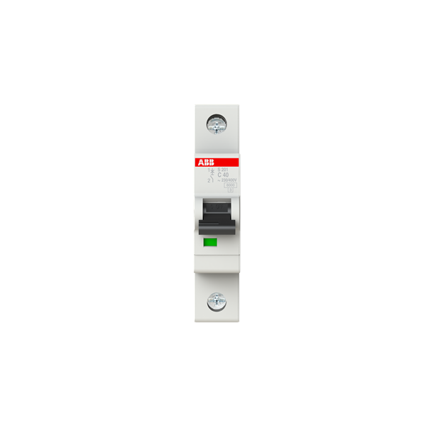 ABB, S201-C40, 2CDS251001R0404, Leitungsschutzschalter C-Char., 40 A, 1P