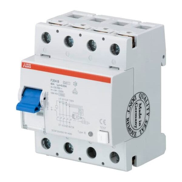 ABB FI-Schutzschalter Typ B+, F204B+100/0,03L, 2CSF204723R1000