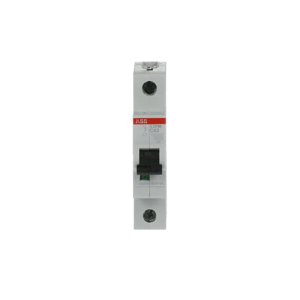 S201M-C63, 2CDS271001R0634, ABB Sicherungsschalter, LSS, S200M, Leitungsschutzschalter C-Char., 10 kA, 63 A, 1P