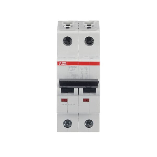 S202M-C32, 2CDS272001R0324, ABB Sicherungsschalter, LSS, S200M, Leitungsschutzschalter C-Char., 10 kA, 32 A, 2P
