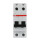 S202M-C40, 2CDS272001R0404, ABB Sicherungsschalter, LSS, S200M, Leitungsschutzschalter C-Char., 10 kA, 40 A, 2P