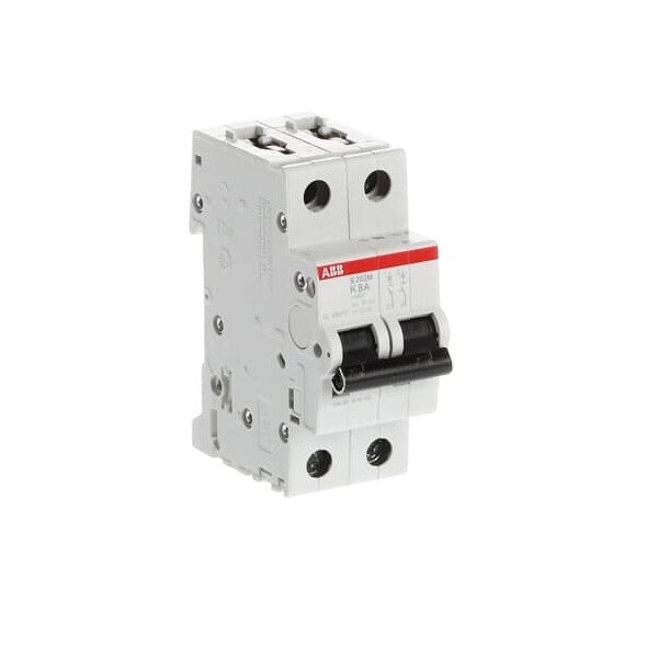 S202M-K8, 2CDS272001R0407, ABB Sicherungsschalter, LSS, S200M, Leitungsschutzschalter K-Char., 10 kA, 8 A, 2P