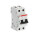 S202M-K8, 2CDS272001R0407, ABB Sicherungsschalter, LSS, S200M, Leitungsschutzschalter K-Char., 10 kA, 8 A, 2P