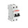 S202M-K20, 2CDS272001R0487, ABB Sicherungsschalter, LSS, S200M, Leitungsschutzschalter K-Char., 10 kA, 20 A, 2P