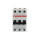 S203M-C1, 2CDS273001R0014, ABB Sicherungsschalter, LSS, S200M, Leitungsschutzschalter C-Char., 10 kA, 1 A, 3P