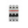 S203M-C2, 2CDS273001R0024, ABB Sicherungsschalter, LSS, S200M, Leitungsschutzschalter C-Char., 10 kA, 2 A, 3P