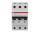 S203M-C25, 2CDS273001R0254, ABB Sicherungsschalter, LSS, S200M, Leitungsschutzschalter C-Char., 10 kA, 25 A, 3P