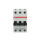 S203M-C63, 2CDS273001R0634, ABB Sicherungsschalter, LSS, S200M, Leitungsschutzschalter C-Char., 10 kA, 63 A, 3P