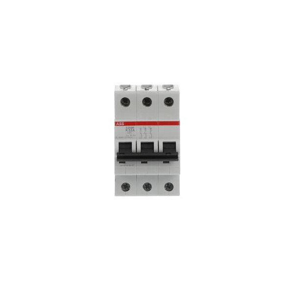 S203M-K32, 2CDS273001R0537, ABB Sicherungsschalter, LSS, S200M, Leitungsschutzschalter K-Char., 10 kA, 32 A, 3P