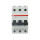 S203M-K50, 2CDS273001R0577, ABB Sicherungsschalter, LSS, S200M, Leitungsschutzschalter K-Char., 10 kA, 50 A, 3P