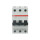 S203M-K63, 2CDS273001R0607, ABB Sicherungsschalter, LSS, S200M, Leitungsschutzschalter K-Char., 10 kA, 63 A, 3P
