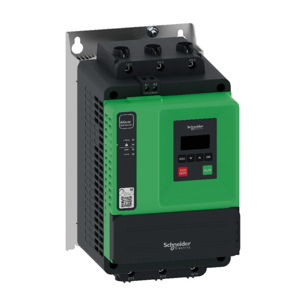 Schneider ATS430C11S6 Softstarter, ATS430, Sanftanläufer, Sanftanlasser, 3-phasig, 400V, 55kW, 110A